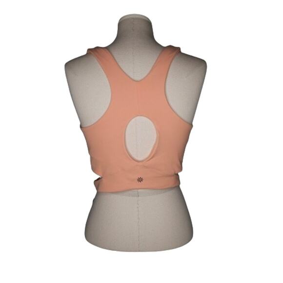 Athleta Conscious Cut Out Crop Tank Sports Bra - Picture 4 of 7